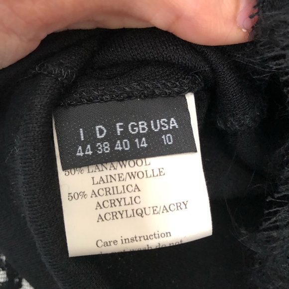 Amuleti vintage lace trim wool Blouse - Picture 12 of 16